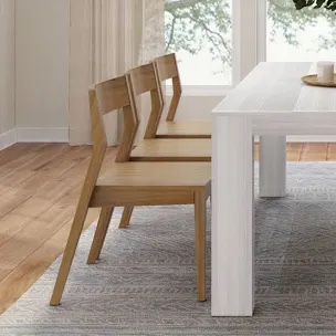 Linzy Solid Wood Low Back Side Chair