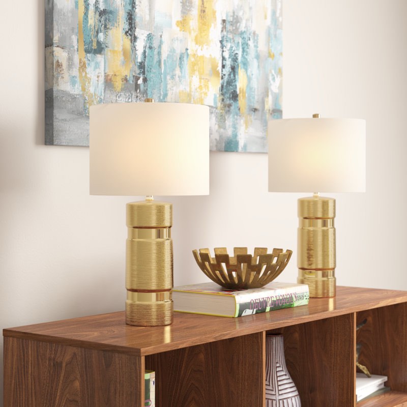 Troiano Ceramic Table Lamp (Set of 2)