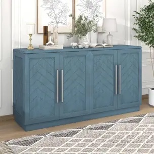 60" sideboard antique blue