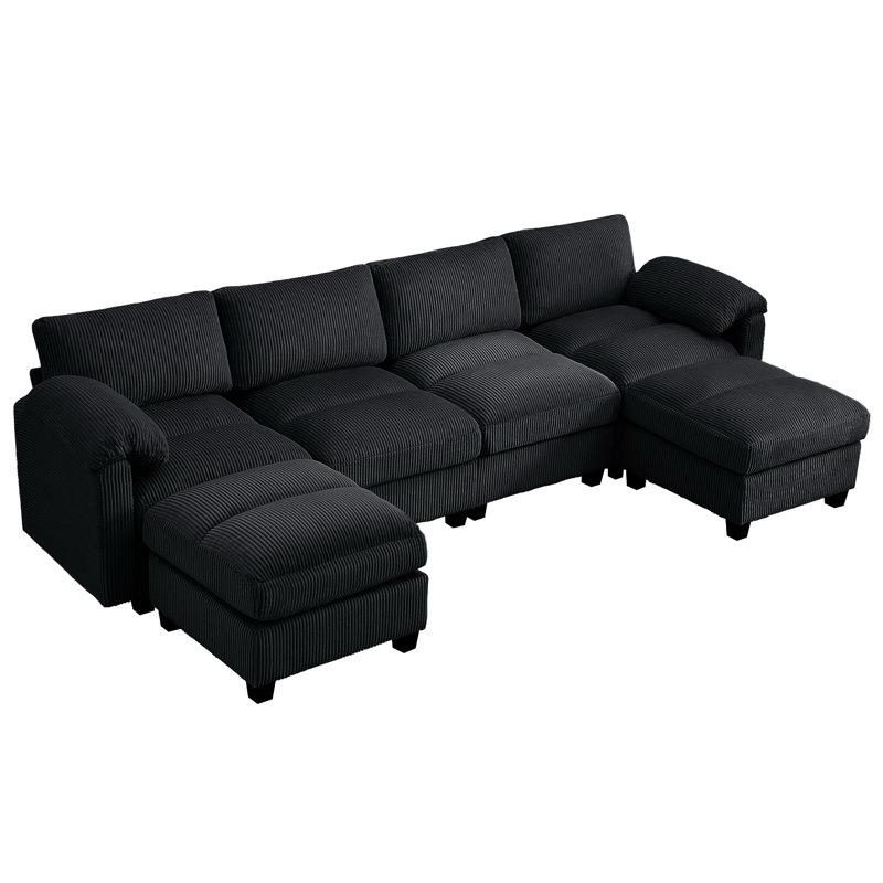 6-Seater Modular Sectional Sofa With Ottoman (Ottoman only)