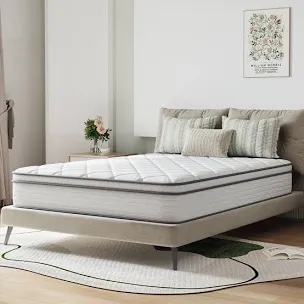 12" Memory Foam Hybrid Mattress Queen