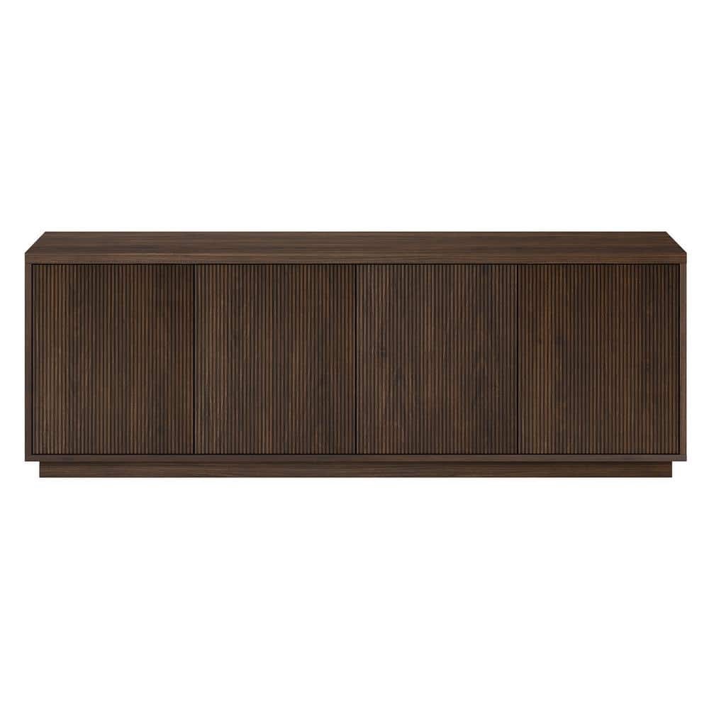 Hanson 70 in. Alder Brown TV Stand Fits TV's up to 75 in. (Missing hardware)