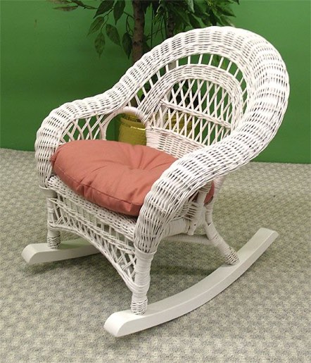 Wicker Rocker Without Cushion, Children`s Size