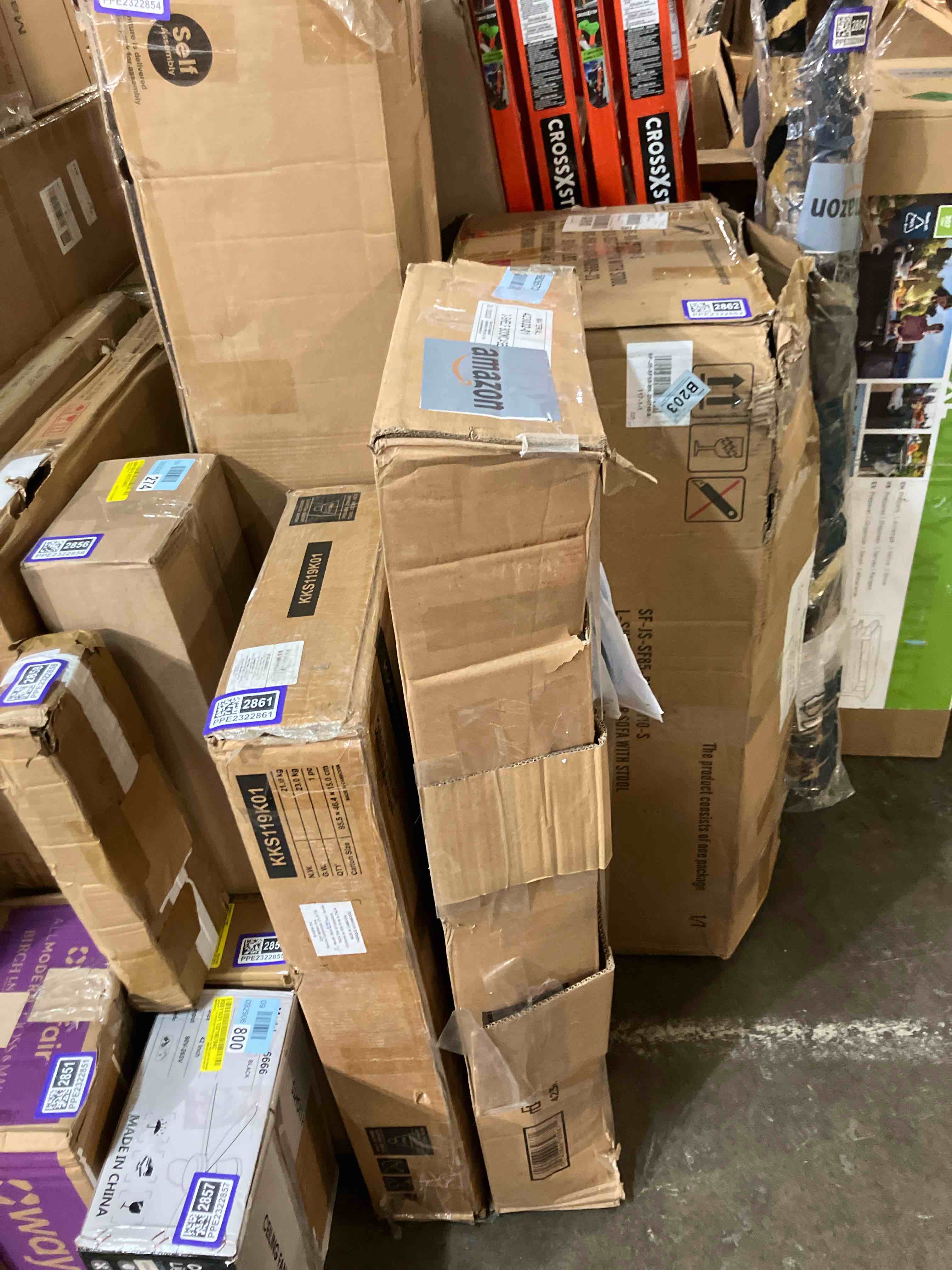 Condition photo showing As Is for Breccan Bookcase