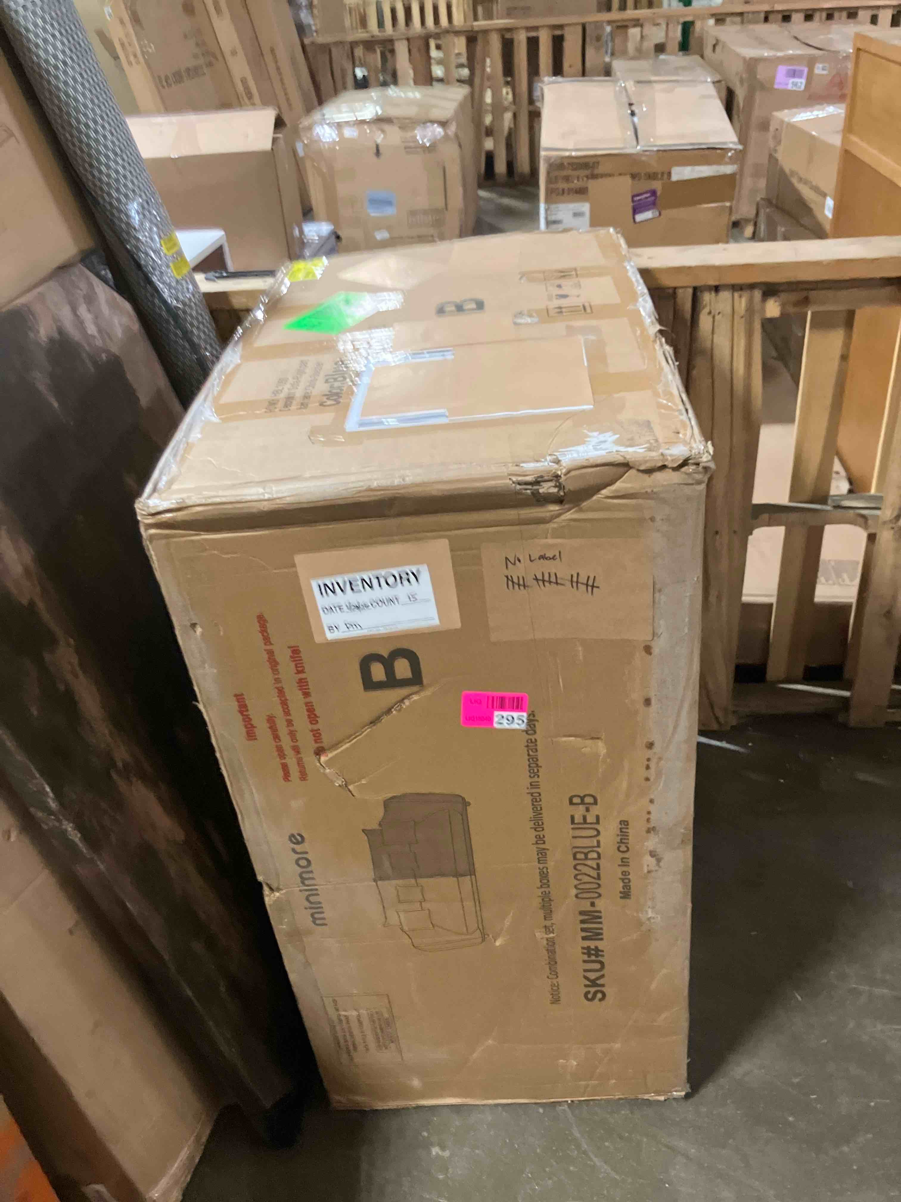 Condition photo showing As Is for Arnya 88.9" MINIMORE Modern Style Sofa (Incomplete box B missing Box A)