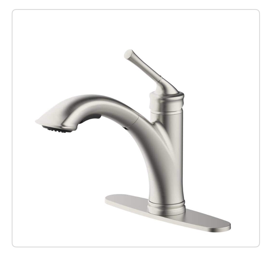 Glacier Bay Hemming single handled pull out stainless steel