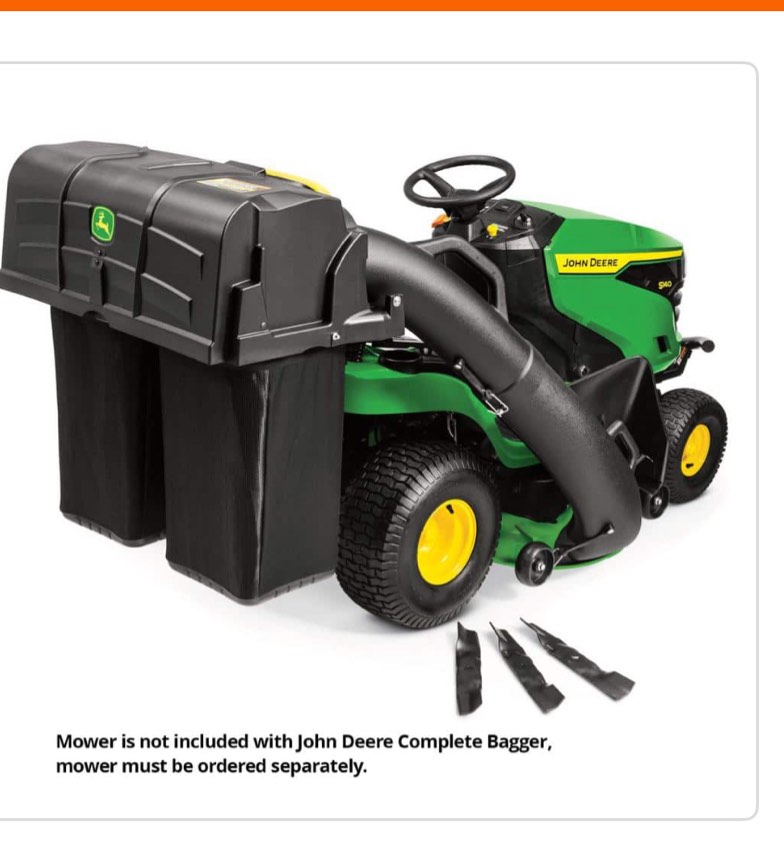John Deere 48 inch Rear Bagger 