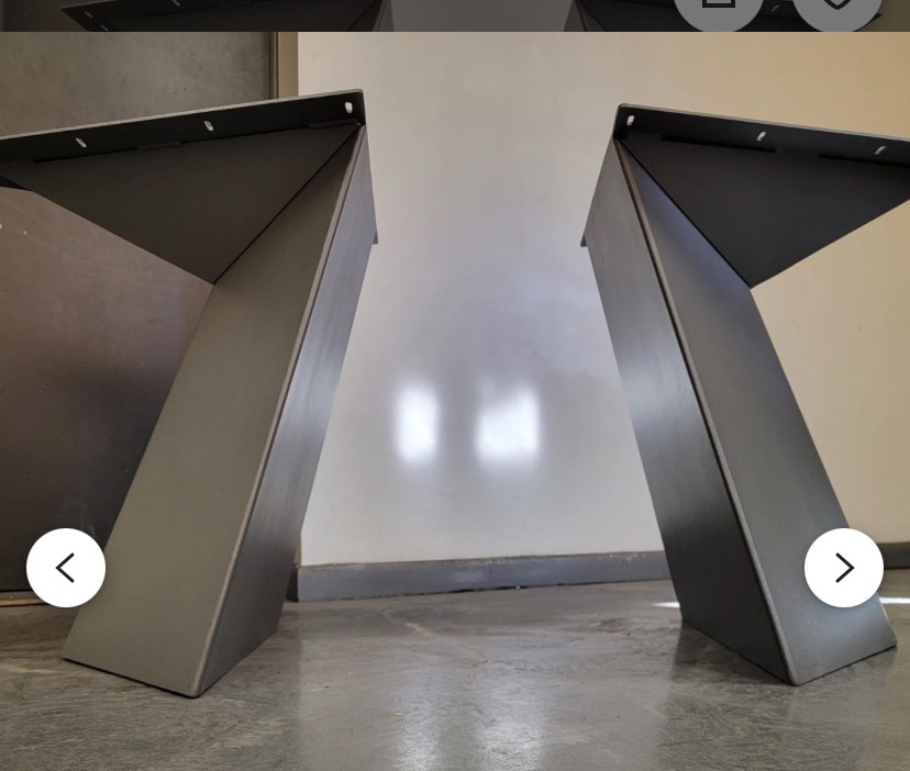 Metal Table Legs Architectural Style - Any Size/Color