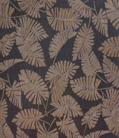 Paseo Lua'Ehu Black/Havana 8 ft. x 10 ft. Floral Indoor/Outdoor Area Rug