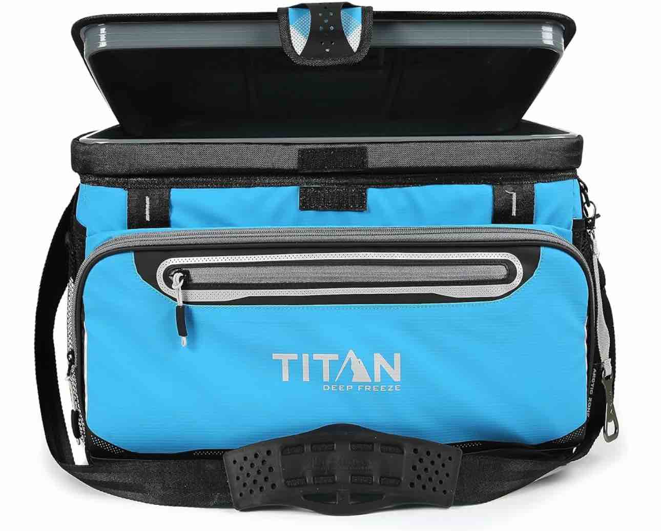 Titan by Arctic Zone 30 Can Zipperless Soft Cooler with HardBody Liner ( Slightly USED)