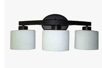 allen + roth 3-Light Merington Aged Bronze Bathroom Vanity Light