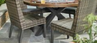 2-Pack Home Decorators Richmond Stationary Outdoor Dining Chairs