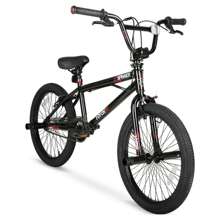 20" Hyper Bicycles Boy's Spinner BMX Bike for Kids, Black, Age Group 8 to 13, Child, Tween