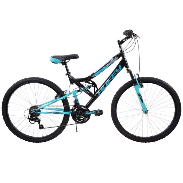 Huffy 26 Trail Runner Women s Full Suspension Mountain Bike Black