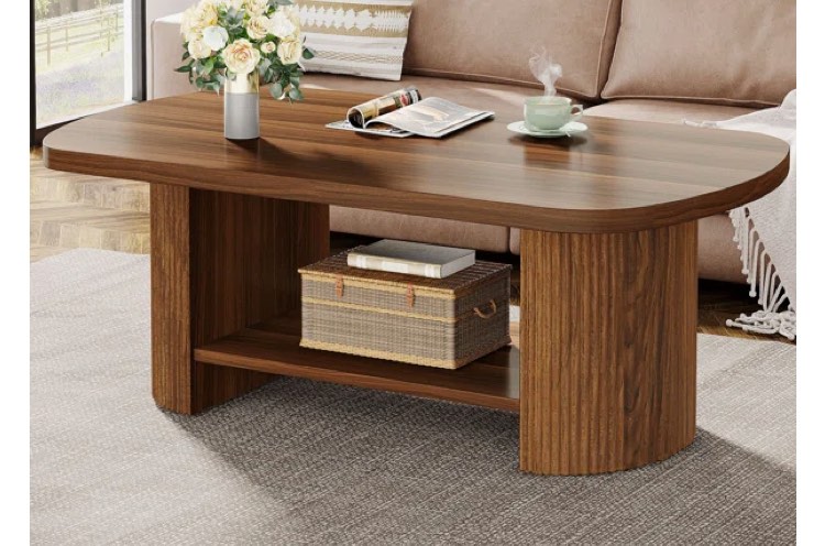  Oval Coffee Tables With Storage Mid Century Modern 2