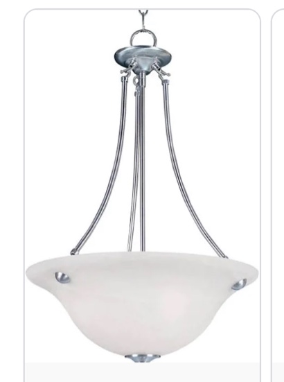 Maxim Lighting - Three Light Pendant - Malaga-3 Light Invert Bowl Pendant in