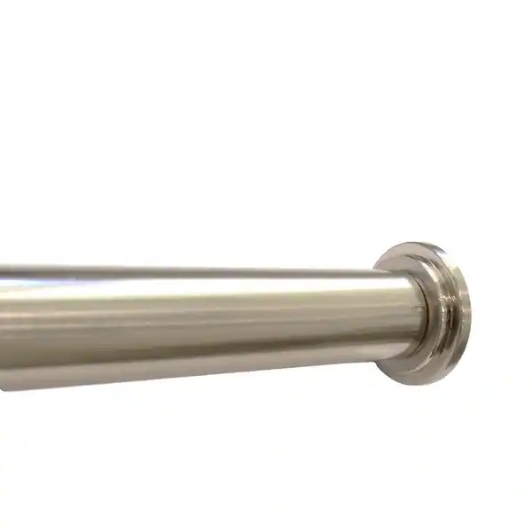 (Set of 2) 1-inch Adjustable Tension-mounted Shower or Window Curtain Rod
