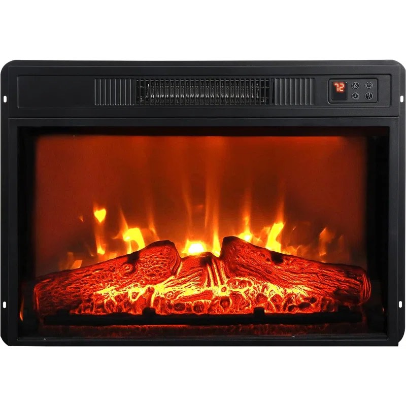 Yazlen 23'' W Electric Fireplace Insert