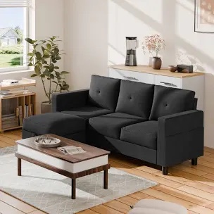 Degnan 76.4'' Upholstered Sofa Chaise 