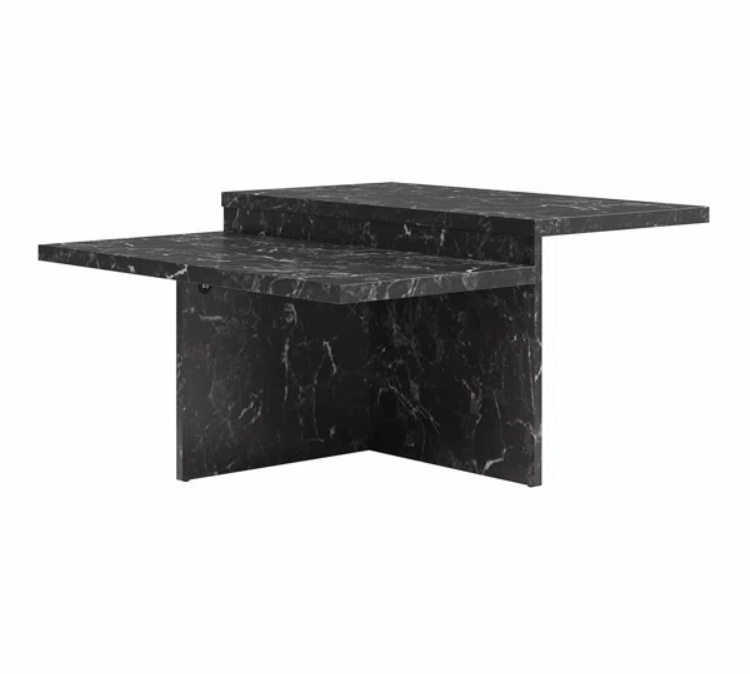 Brielle Two-Tiered Coffee Table. 35x18”