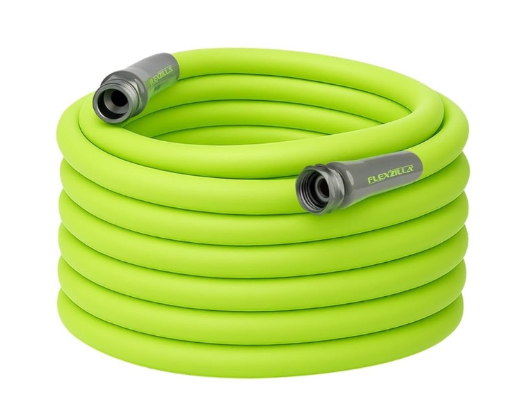 Flexzilla Garden Hose with SwivelGrip, 5/8 in. x 100 ft., Heavy Duty, Lightweight, Drinking Water Safe, ZillaGreen - HFZG5100YWS-E