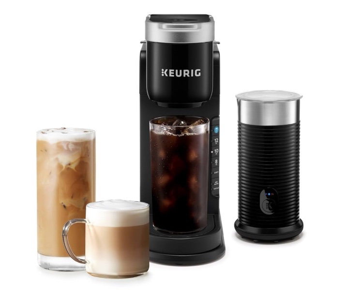 Keurig K-Café Barista Bar Single Serve Coffee Maker and Frother, Black