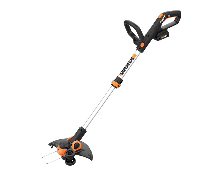 Worx String Trimmer Cordless GT3.0 20V PowerShare 12" Edger & Weed Trimmer (2 Batteries & Charger Included) WG163