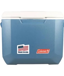 (Used) Coleman Portable Rolling Cooler | 50 Quart Xtreme 5 Day Cooler with Wheels | Wheeled Hard Cooler Keeps Ice Up to 5 Days