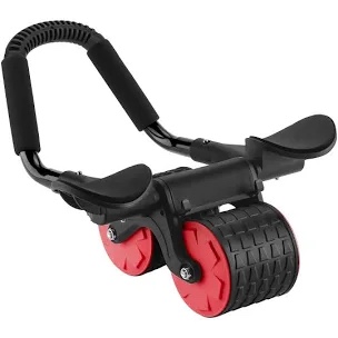 Uota Elbow Support Automatic Rebound Abdominal Wheel?Ab Roller for Abdominal Exercise Machine?Abs Workout Equipment?Dolly Core Strengthening Trainer Fitness Belly Training