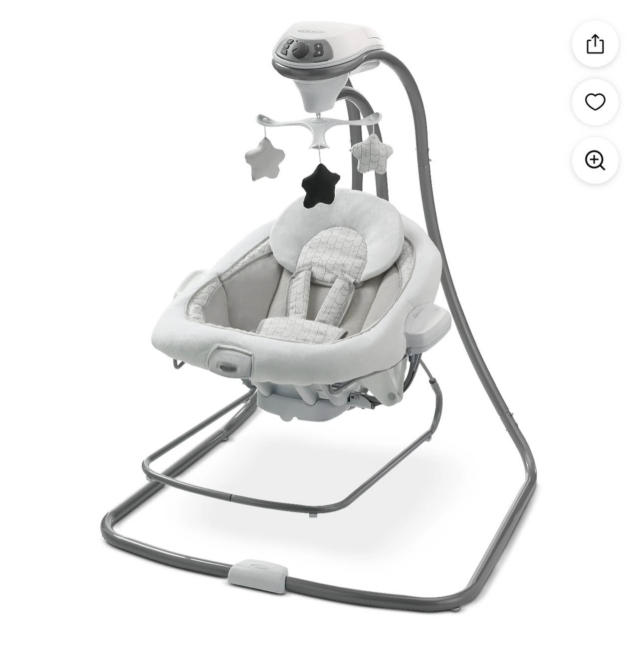 Graco DuetConnect LX Infant Baby Swing and Bouncer, Perfect for Newborns to Toddlers, Redmond