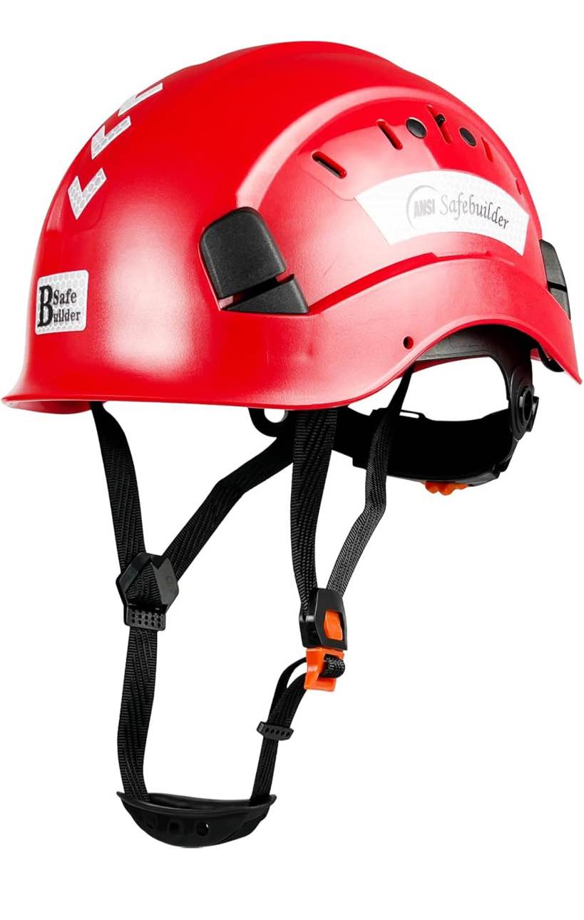 Construction Safety Helmet ABS Hard Hat Adjustable Ventilation System Hardhats Industrial Work Head Protection for Men Certified ANSI/ISEA Z89.1