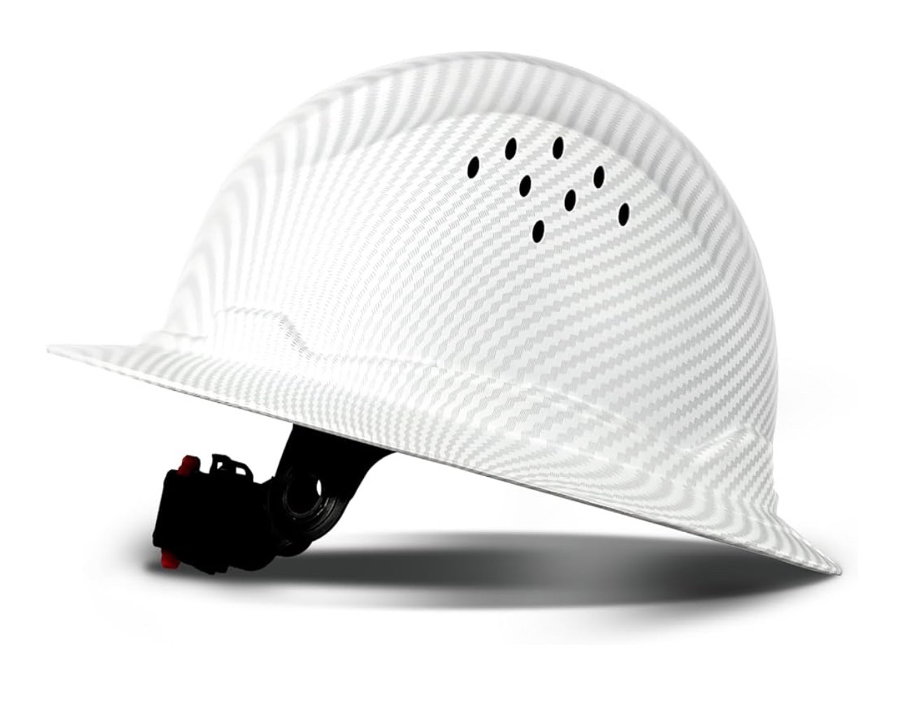 SBD-G1C Construction Full Brim Safety Helmet HDPE Hard Hat Vented Hardhats Sunshade Carbon Fiber Pattern Industrial Work Certified ANSI/ISEA Z89.1