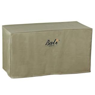 BALI OUTDOORS Rectangular Fire Pit Covers, Waterproof and Weather Resistant PVC Material, Khaki, 42.2" L x 24.2" W x 22.8" H