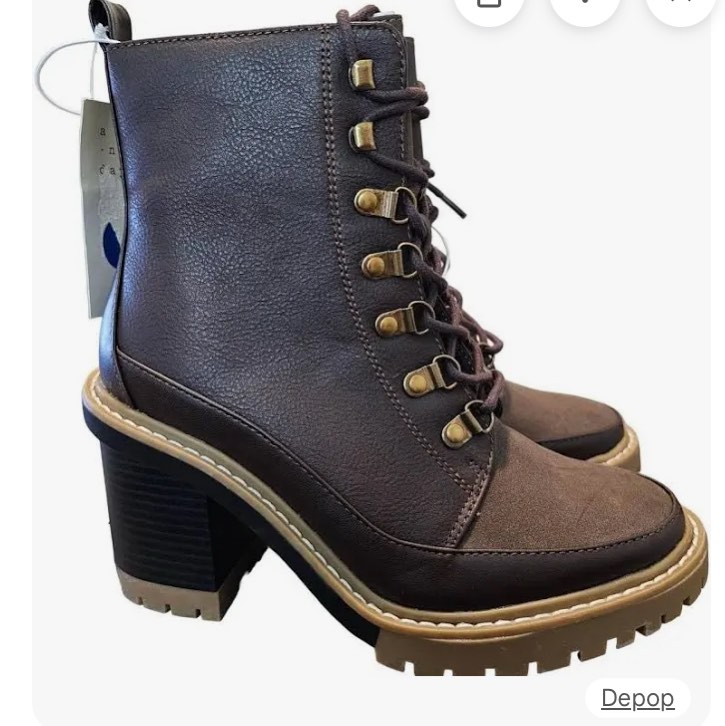 A New Day Women's Shoes A New Day Lace Up Heeled Boots. Nwt