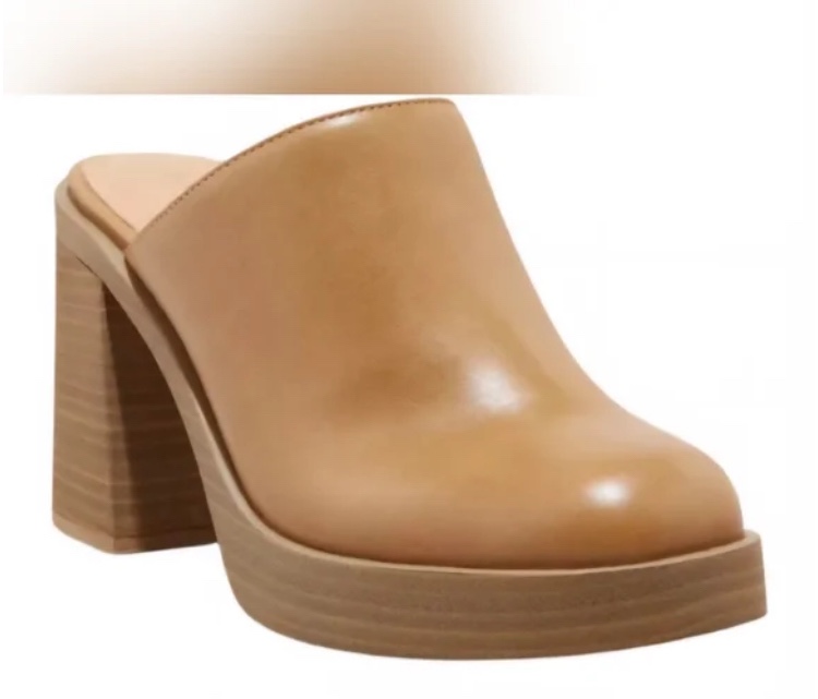 universal thread tess platform mule heels women's size 8.5