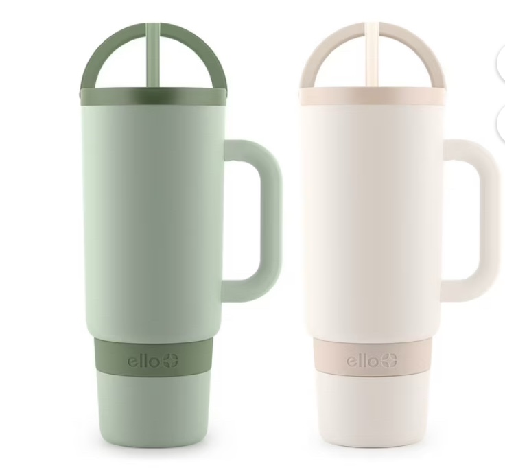 Ello Port 40-oz. Stainless Steel Tumbler with Handle, 2-Pack