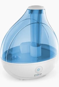 Pure Enrichment MistAire Ultrasonic Cool Mist Humidifier - Quiet Air Humidifier for Bedroom, Nursery, Office, & Indoor Plants - Lasts Up To 25 Hours