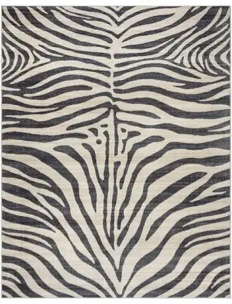 RYSTAL PRINT COLLECTION ZEBRA 7ft 10in x 10ft