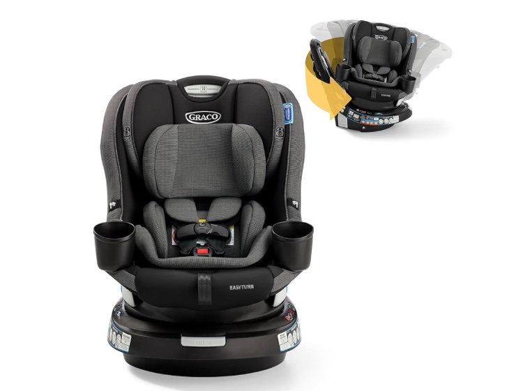 Graco EasyTurn 2-in-1 Convertible Car Seat, Infant to Toddler Rotating Car Seat, 2 Modes Forward and Rear Facing, 