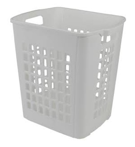 4 Assorted White Hampers and Baskets