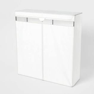 60" Wide Covered Storage Closet White - Brightroom™