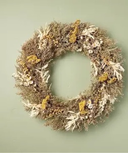 21" Preserved Spring Grass and Flower Wreath - Hearth & Hand™ with Magnolia