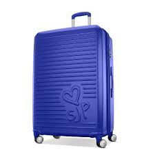 Sarah Jessica Parker Signature Hardside Expandable Large Checked Spinner Suitcase
