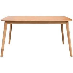 (Table top only) Salli Wood Dining Table, Natural Oak Finish