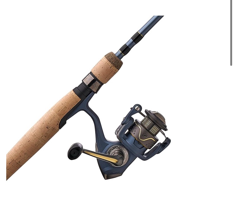 Pflueger President Spinning Reel and Fishing Rod Combo