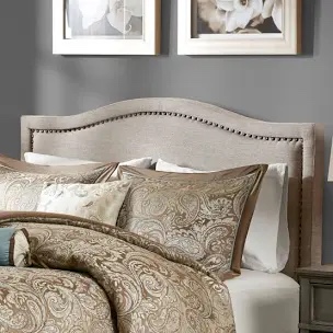 (Headboard only) Clouchete Nadine Upholstered Nailhead Headboard King