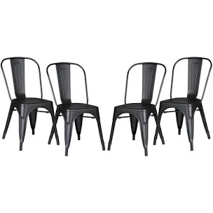 Guilherme Slat Back Stacking Side Chair