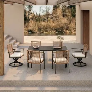 (2 dinning chairs only) red barrel studio 6 - person rectangle dining set
