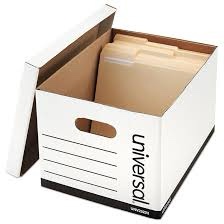 UNV25223 United STATIONERS (OP) Box,Storage,LTR/LGL,WH