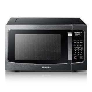 TOSHIBA ML-EM45PIT(SS) Countertop Microwave Oven with Inverter Technology, Kitchen Essentials, Smart Sensor, Auto Defrost, 1.6 Cu.ft, 13.6" Removable Turntable, 33lb.&1250W, Stainless Steel